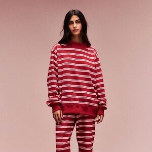 PARKE Striped Mockneck